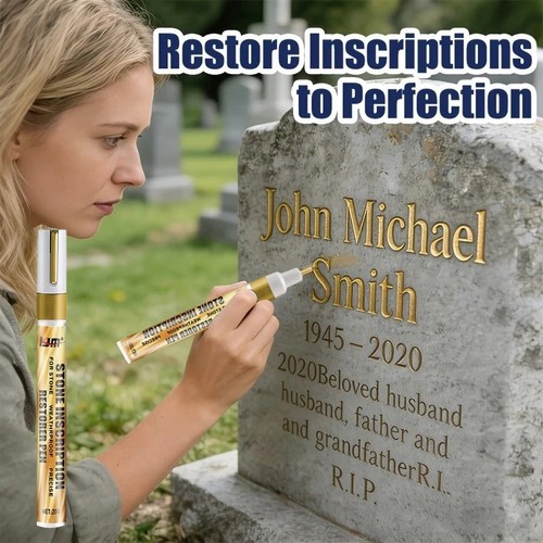 Gold memorial paint marker - gold,